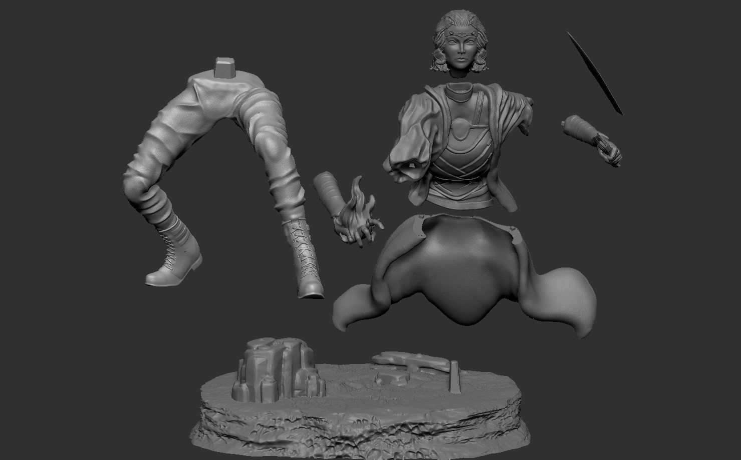 Sylvie - Lady Loki - DisneyPlus Version 3D print model_28