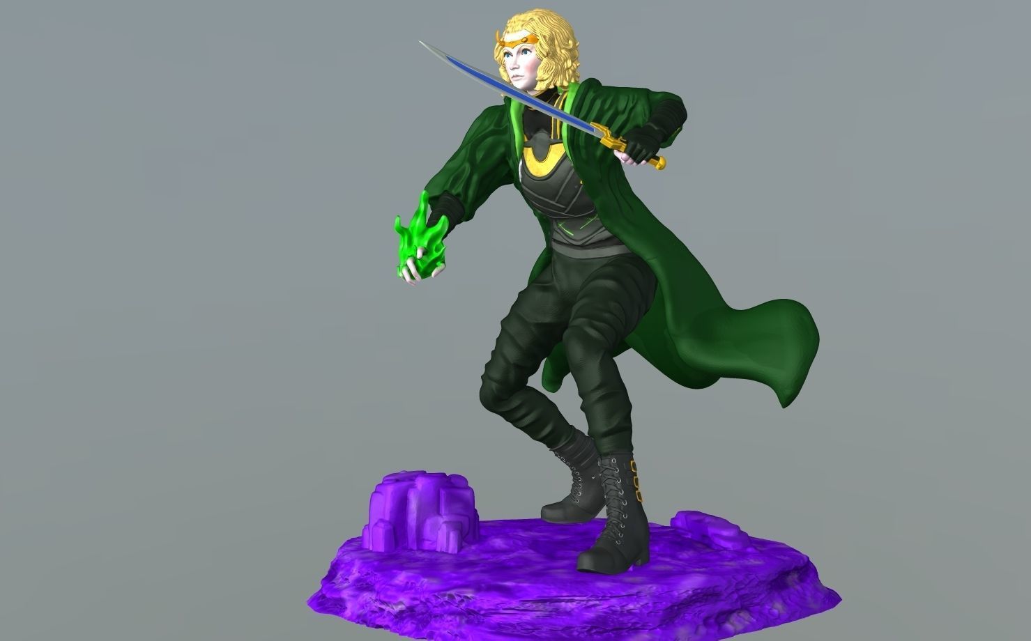 Sylvie - Lady Loki - DisneyPlus Version 3D print model_2