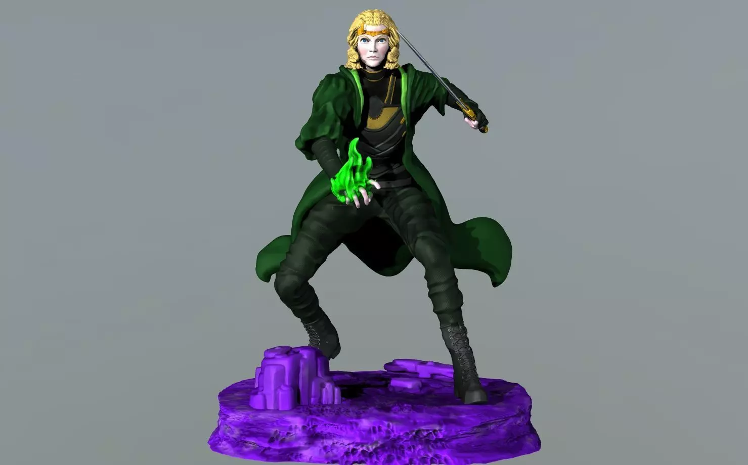 Sylvie - Lady Loki - DisneyPlus Version 3D print model_0
