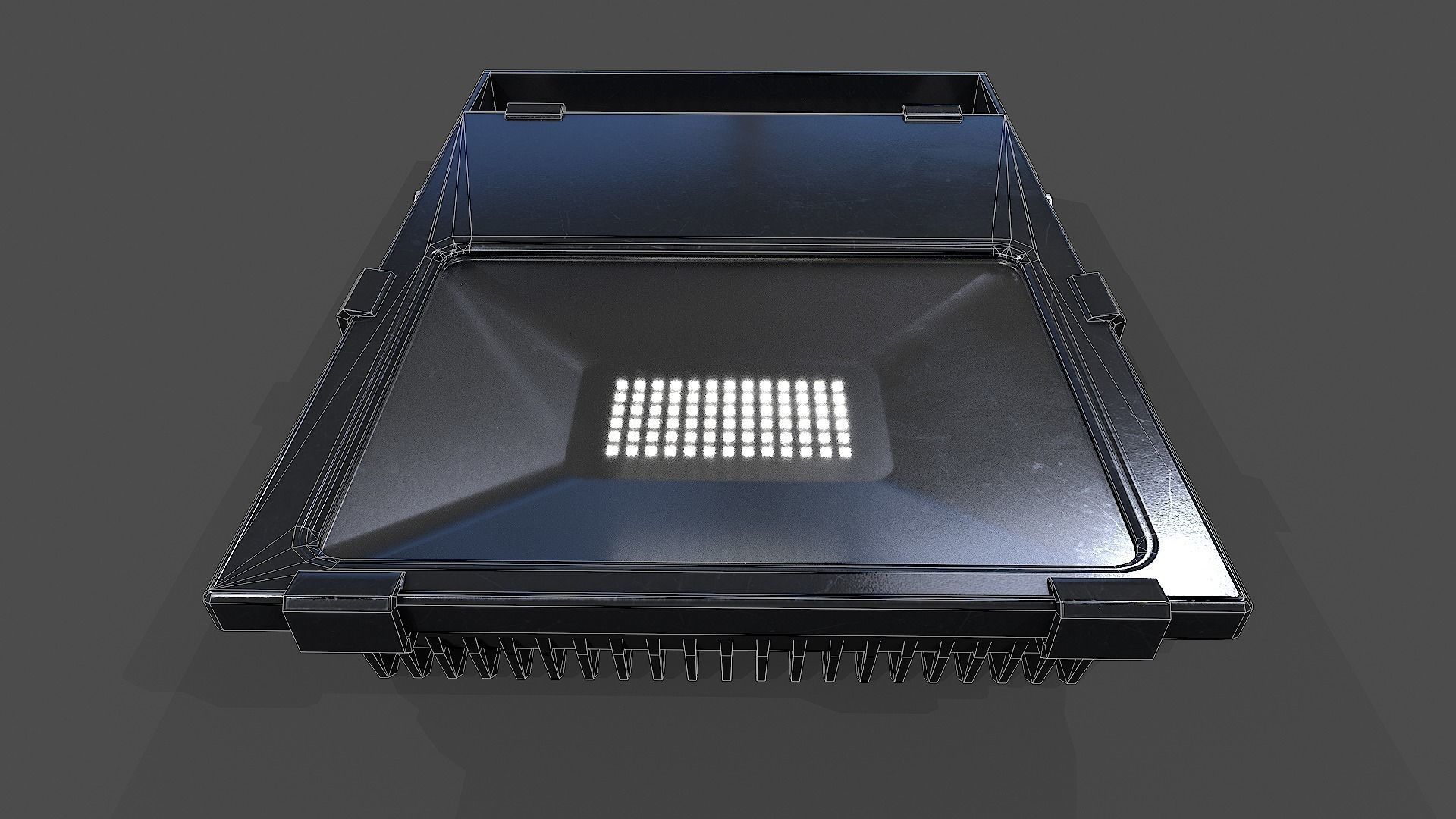 Light V01 - Low Poly Low-poly 3D model_23