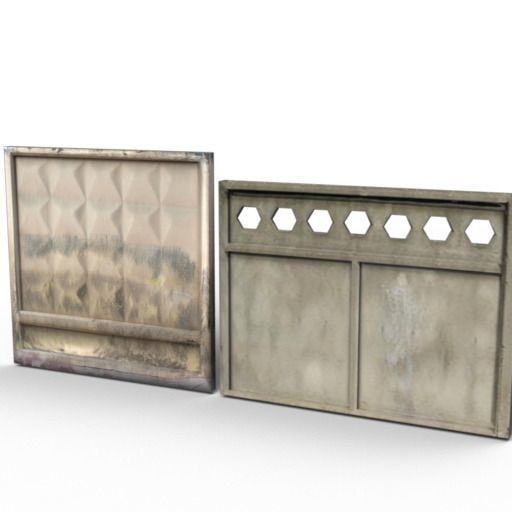 Urban Props low-poly pack Low-poly 3D model_4