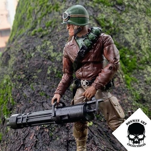 MINI GUN SCALE 1 12 FOR ACTION FIGURES 3D print model
