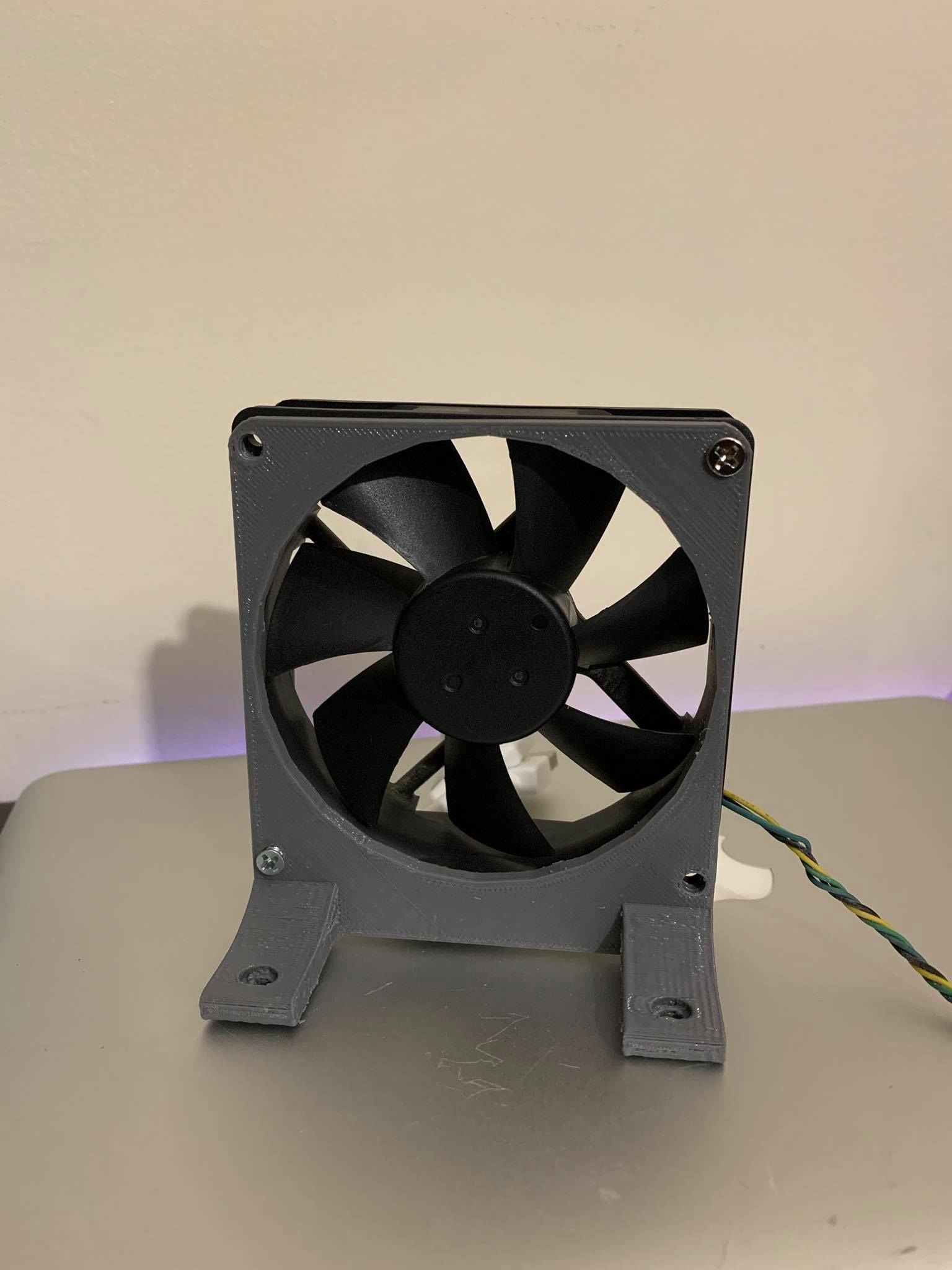 92mm Fan Stand 3D print model_2