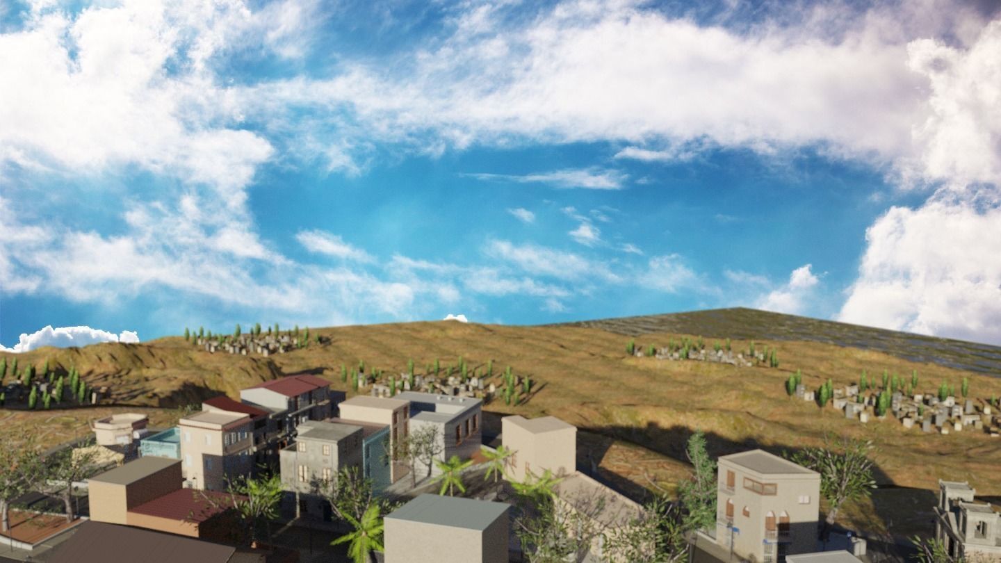 Small town in Sicily 3D model_18
