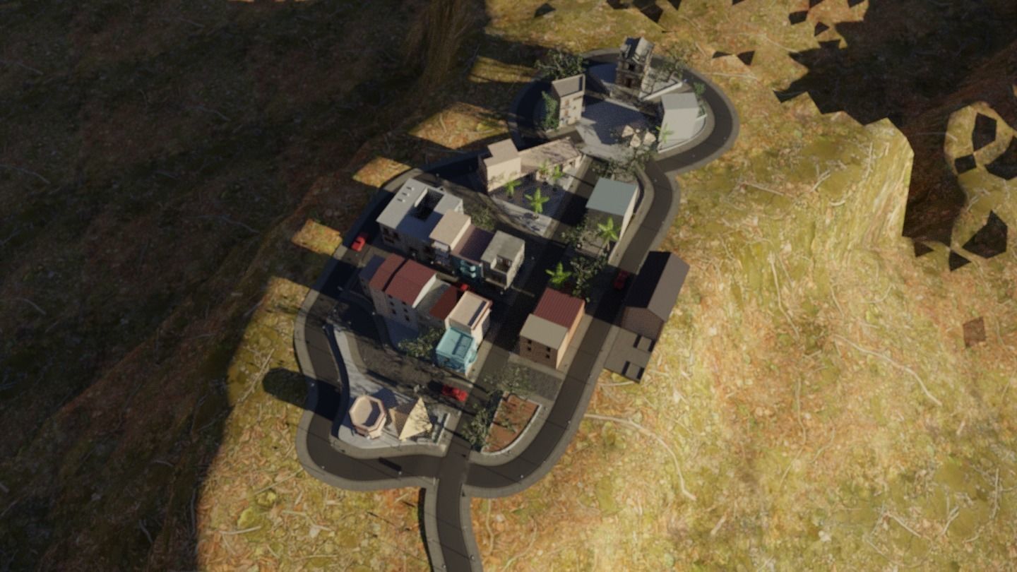 Small town in Sicily 3D model_14