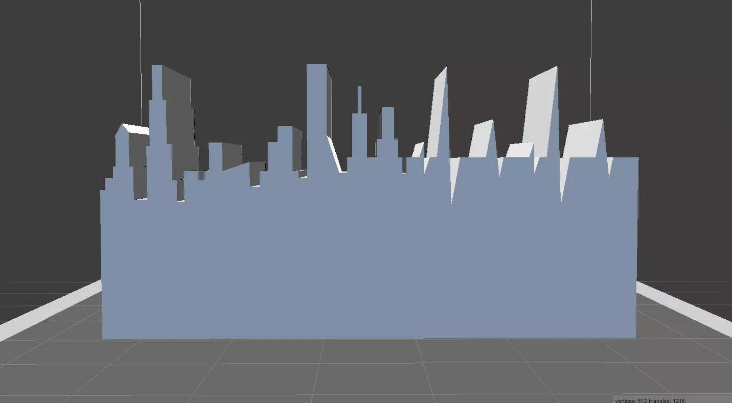 Skyline and Heart Rate Free 3D print model