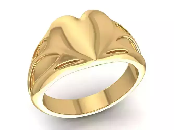 Romantic Heart Shape Ring for Women 1667