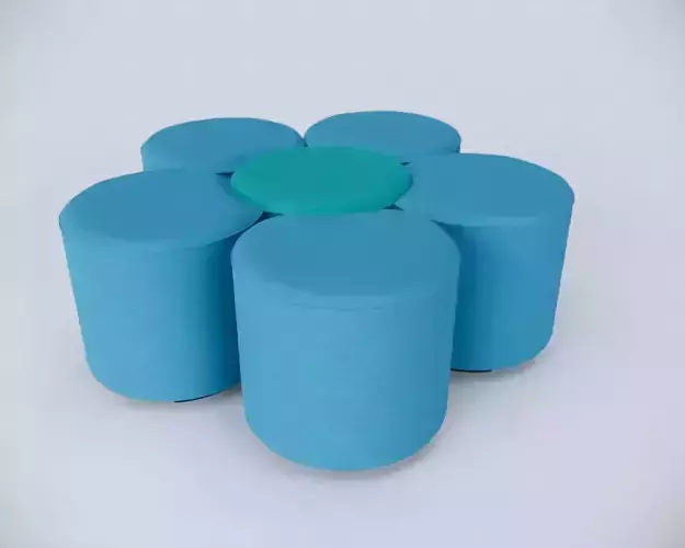 Seat Sets 14 variations - Families for Revit 3D model