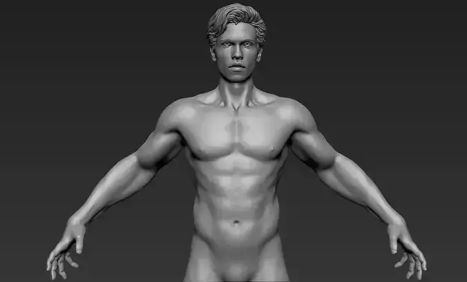 Man Realistic Sculpt 3D model