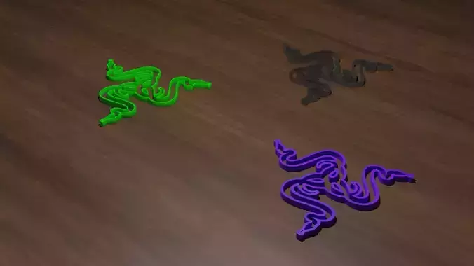 Razer Logo Free 3D model