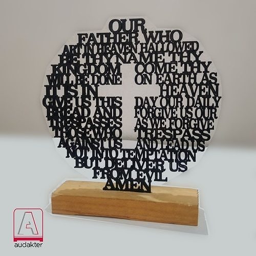 OUR FATHER - ADORNO CIRCULAR  3D print model