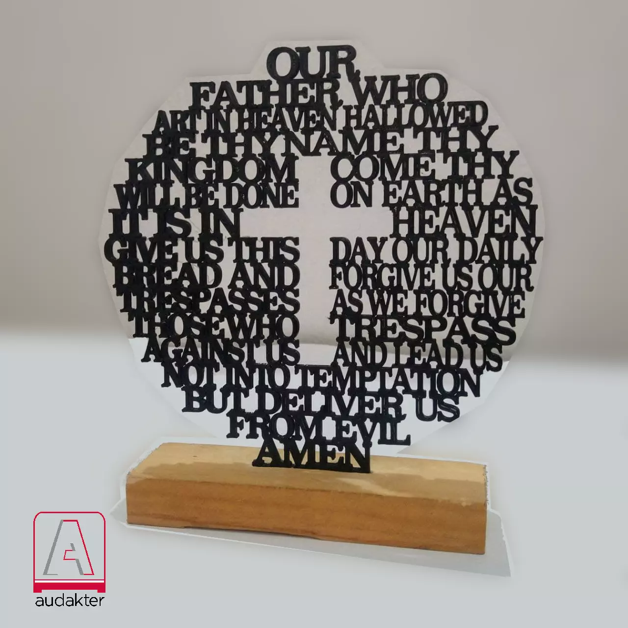 OUR FATHER - ADORNO CIRCULAR 3D print model_0