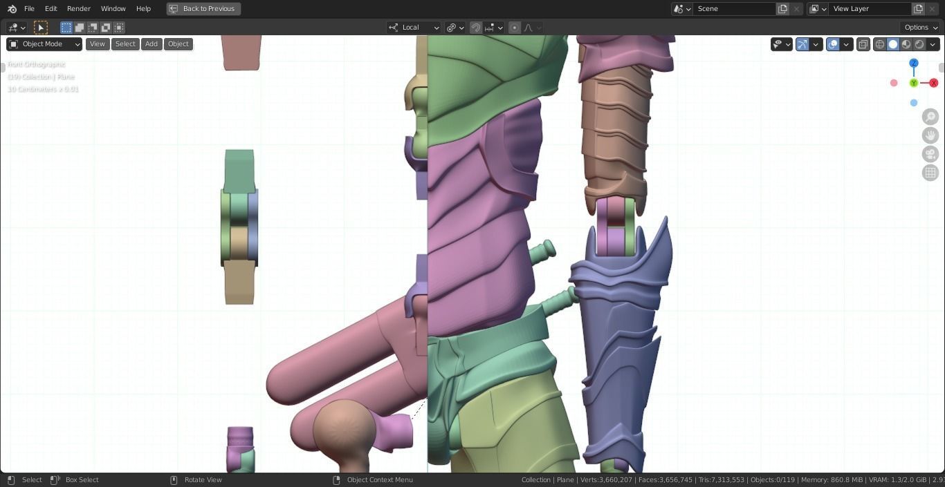 Concept Model Action Figure Solo Leveling - Igris 3D print model_11