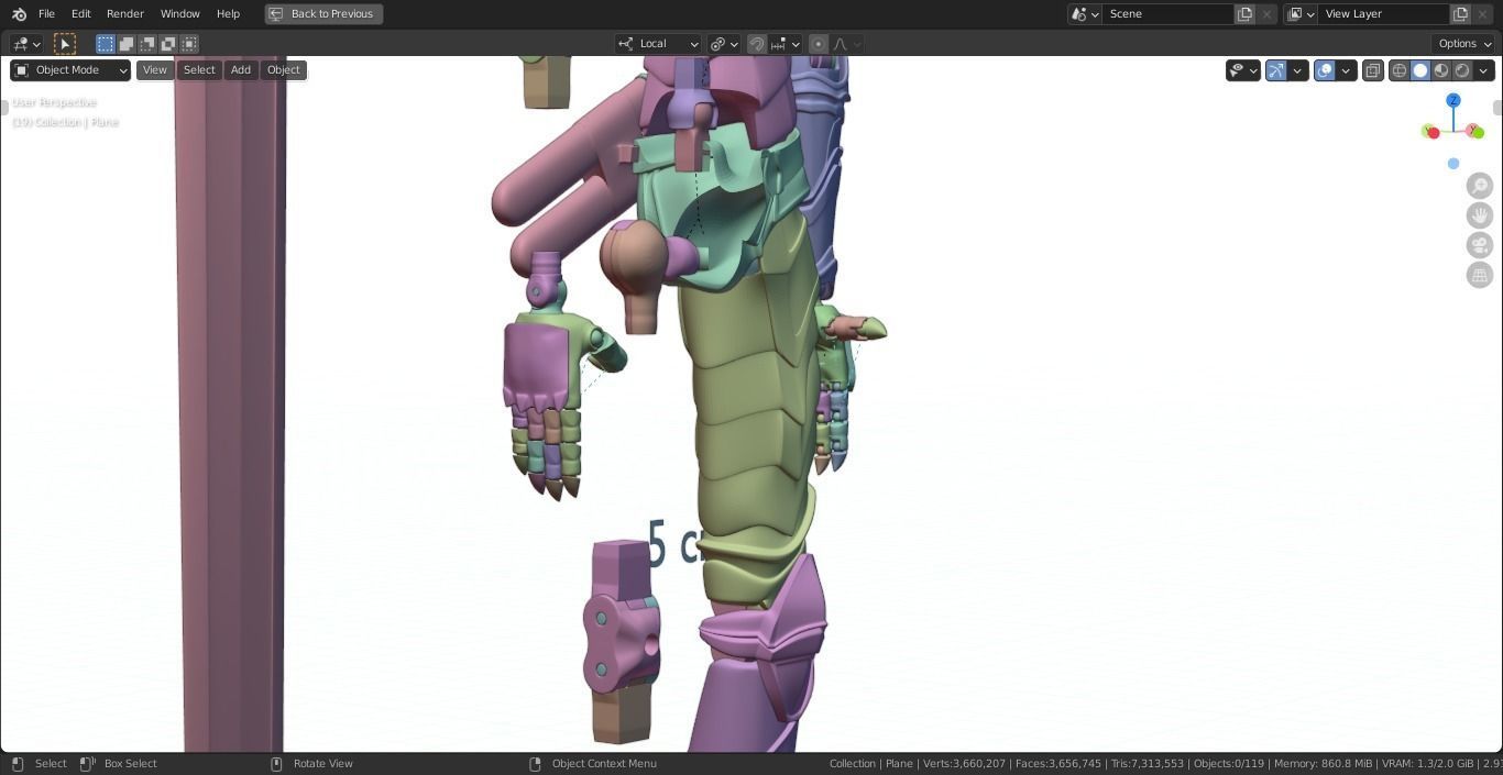 Concept Model Action Figure Solo Leveling - Igris 3D print model_14