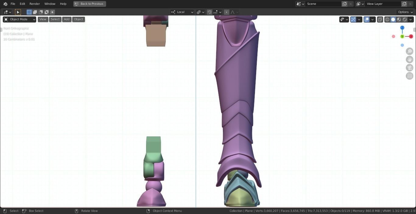 Concept Model Action Figure Solo Leveling - Igris 3D print model_10