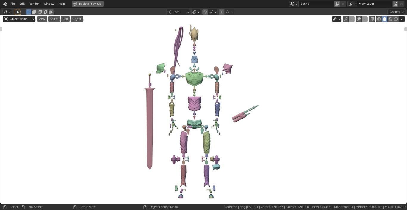 Concept Model Action Figure Solo Leveling - Igris 3D print model_2