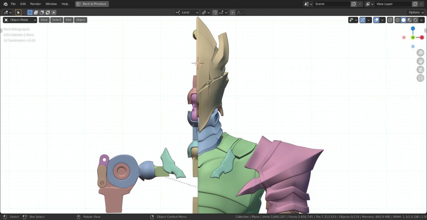 Concept Model Action Figure Solo Leveling - Igris 3D print model_13