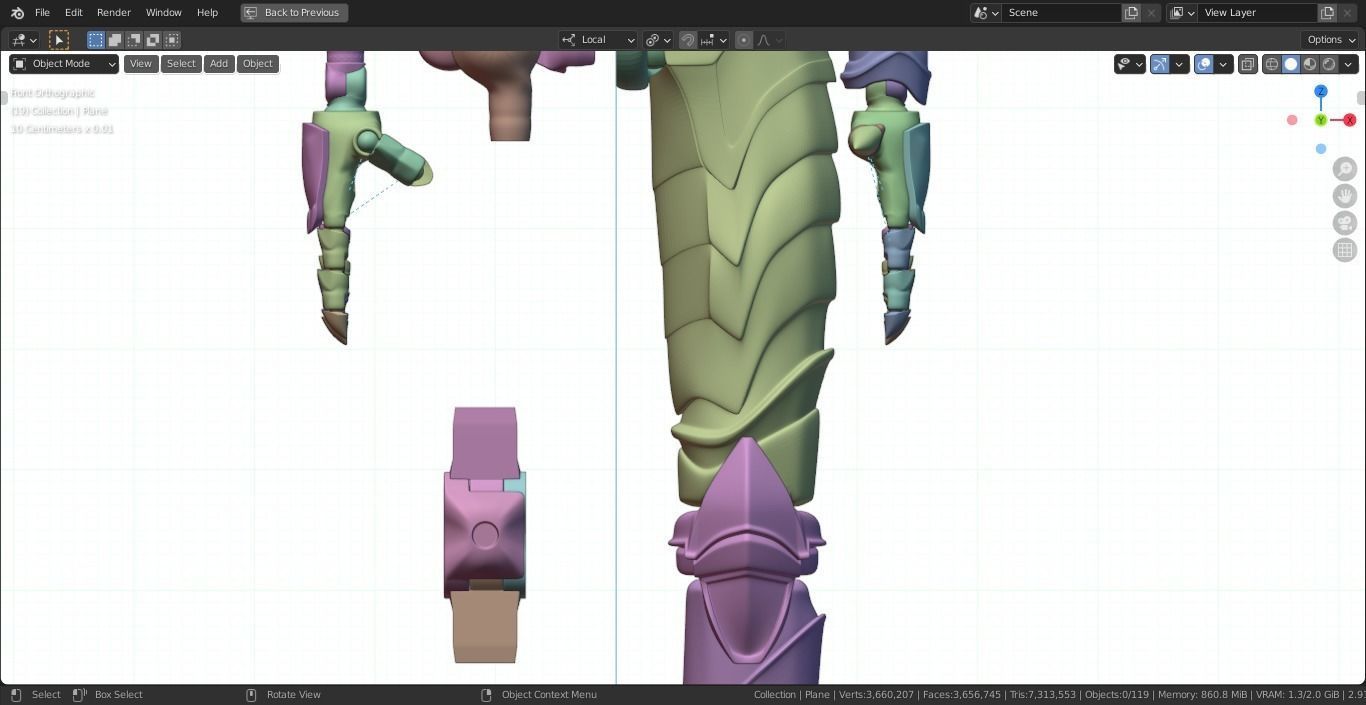 Concept Model Action Figure Solo Leveling - Igris 3D print model_8