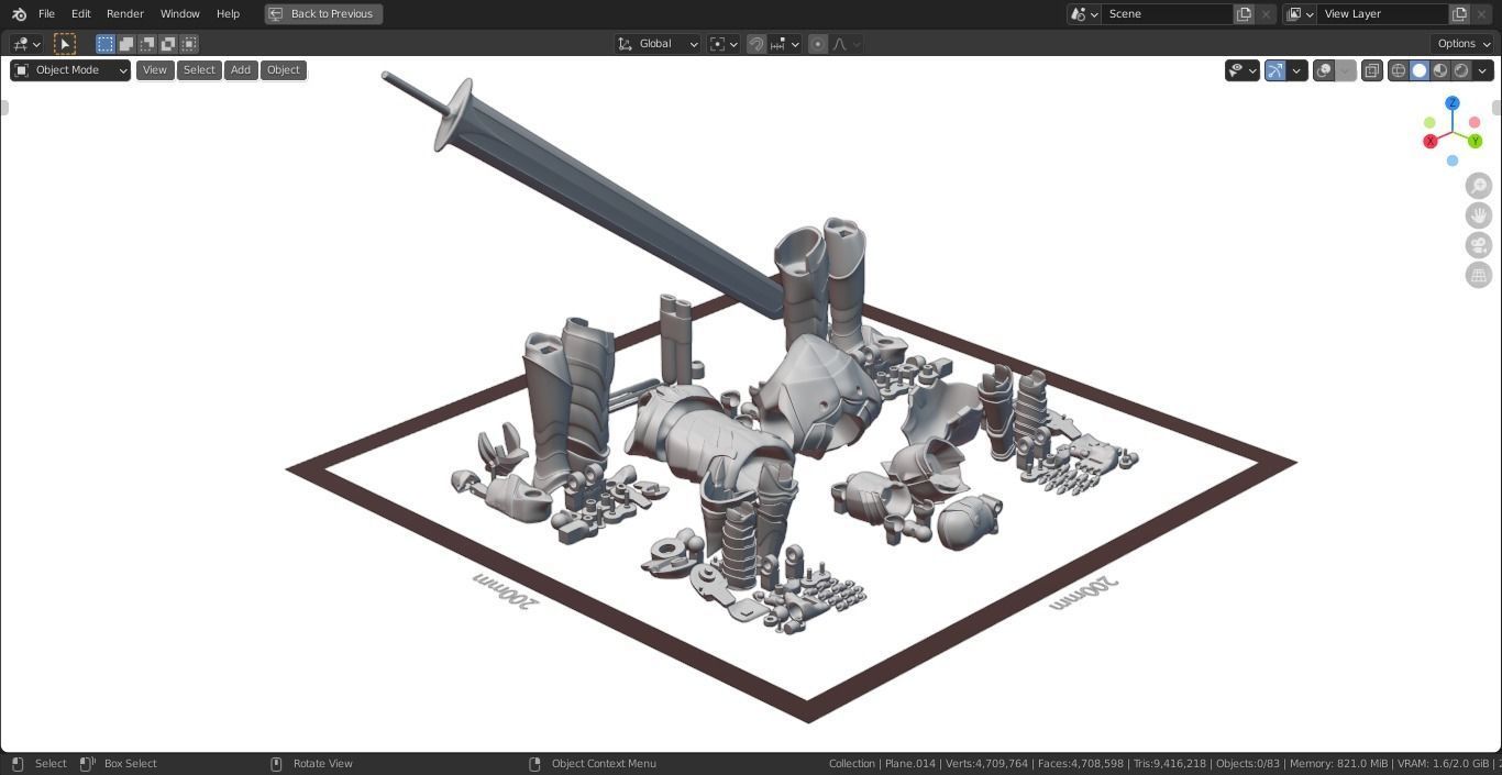 Concept Model Action Figure Solo Leveling - Igris 3D print model_5