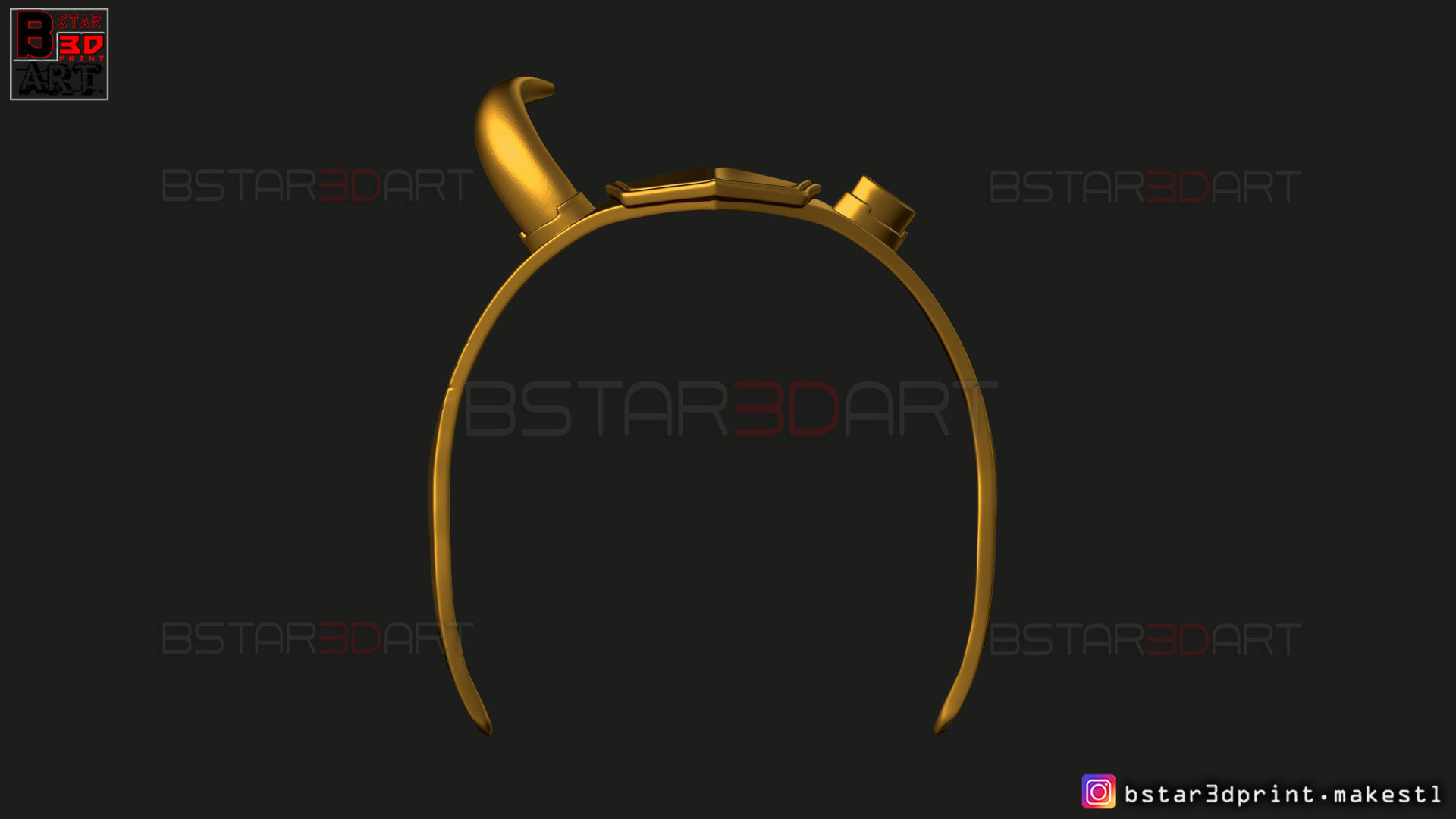 Lady Loki Crown - Variant - Sylvie Laufeydottir - High Quality 3D print model_24