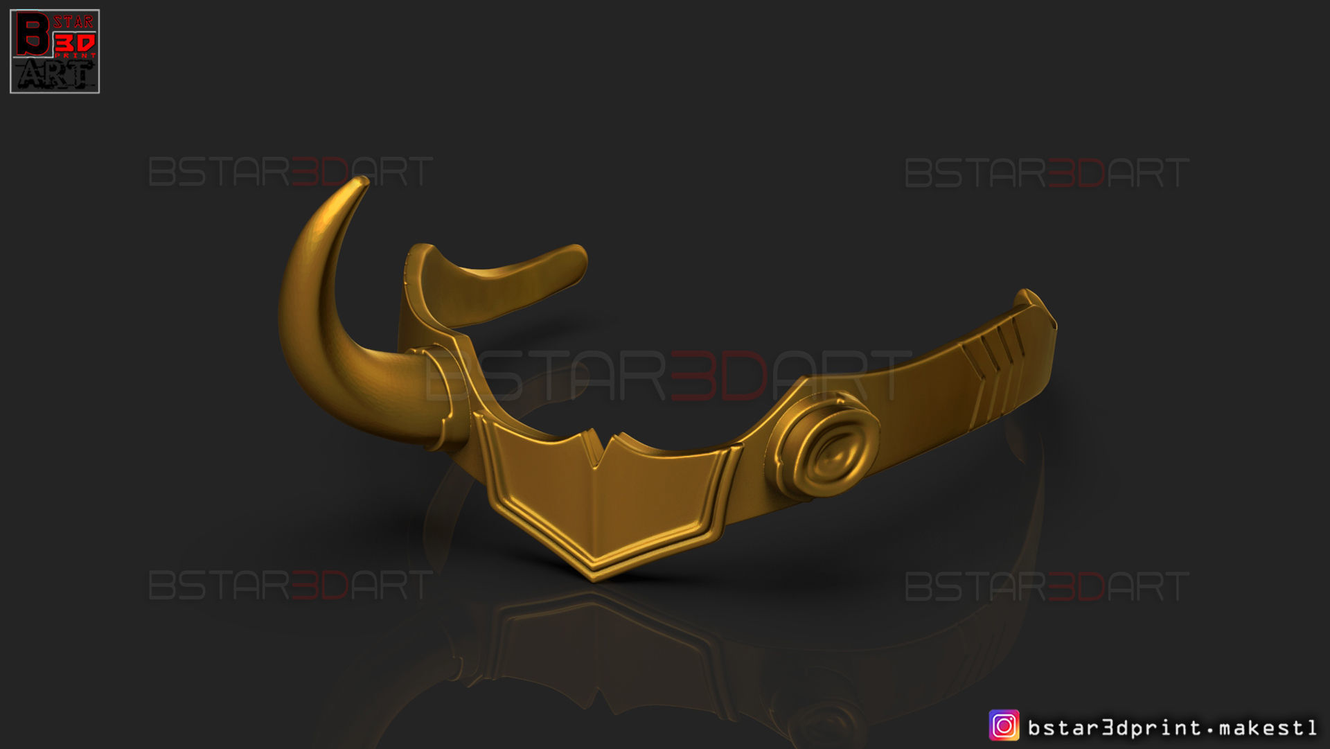 Lady Loki Crown - Variant - Sylvie Laufeydottir - High Quality 3D print model_11