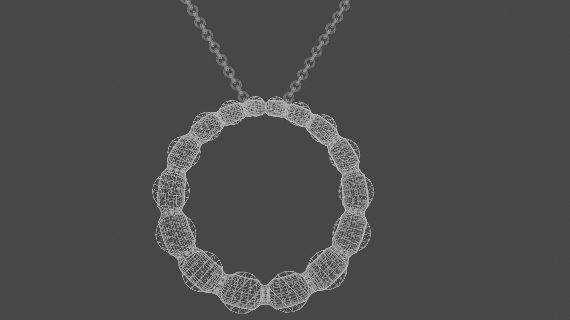 4 no Necklace 3D Model 3D model_7