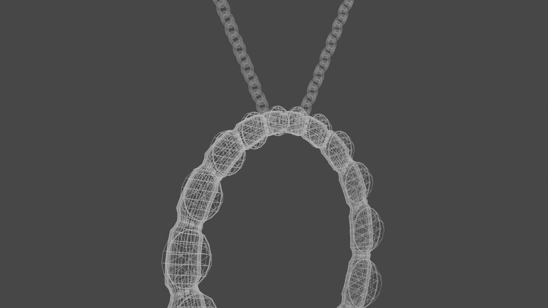 4 no Necklace 3D Model 3D model_8