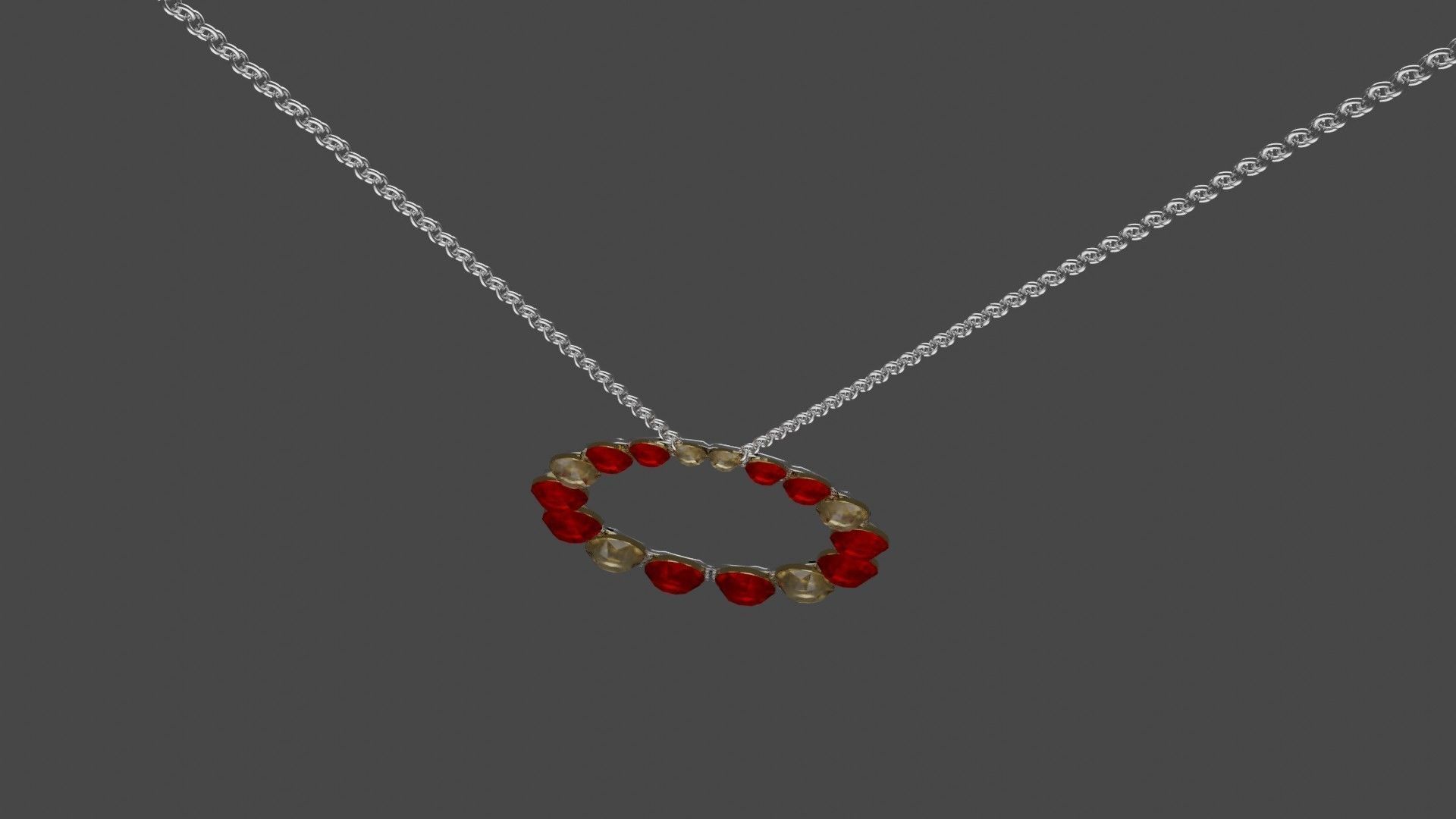 4 no Necklace 3D Model 3D model_6