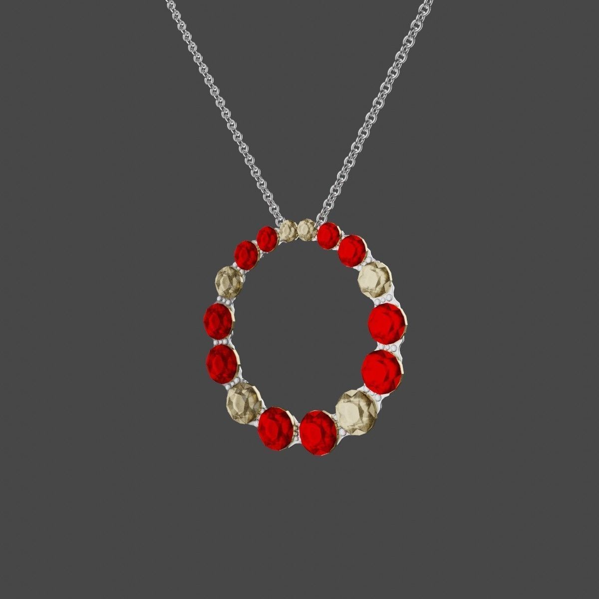 4 no Necklace 3D Model 3D model_5