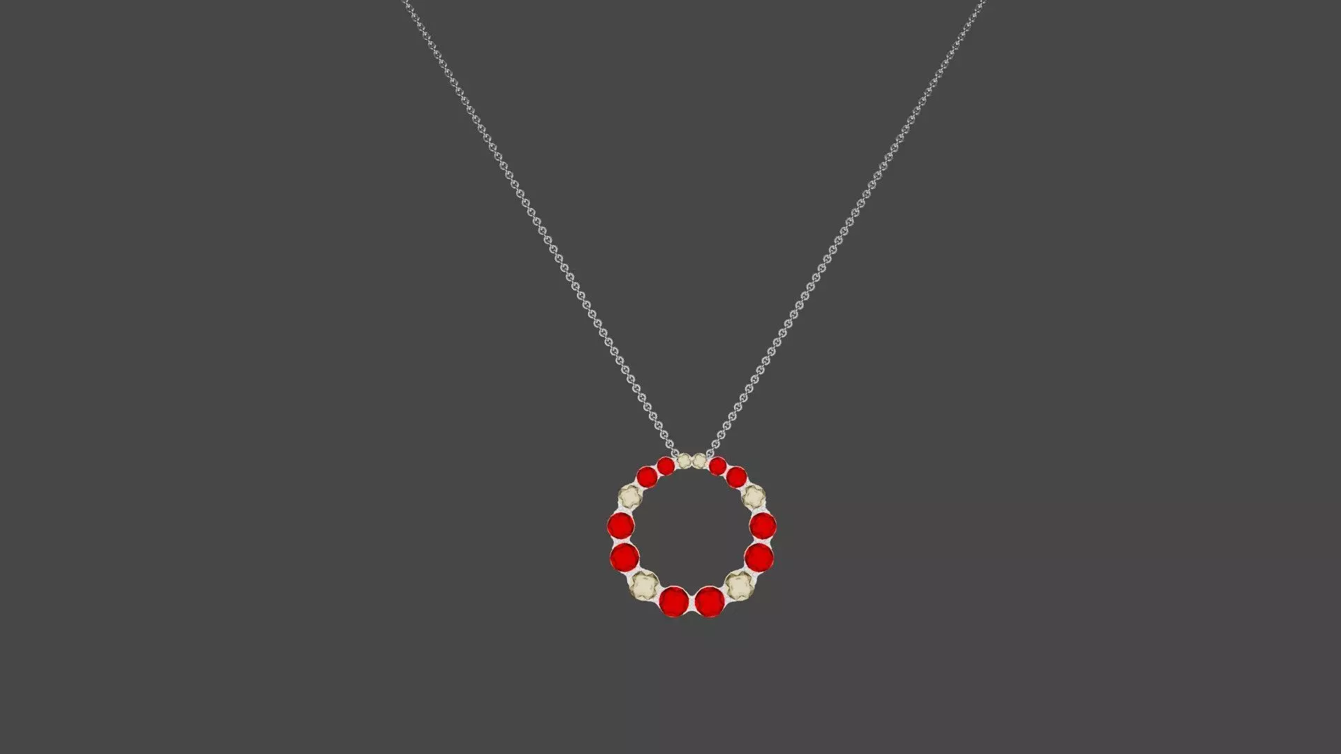 4 no Necklace 3D Model 3D model_0