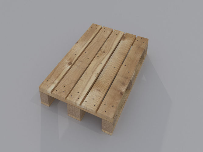 Palette Euro 3D model