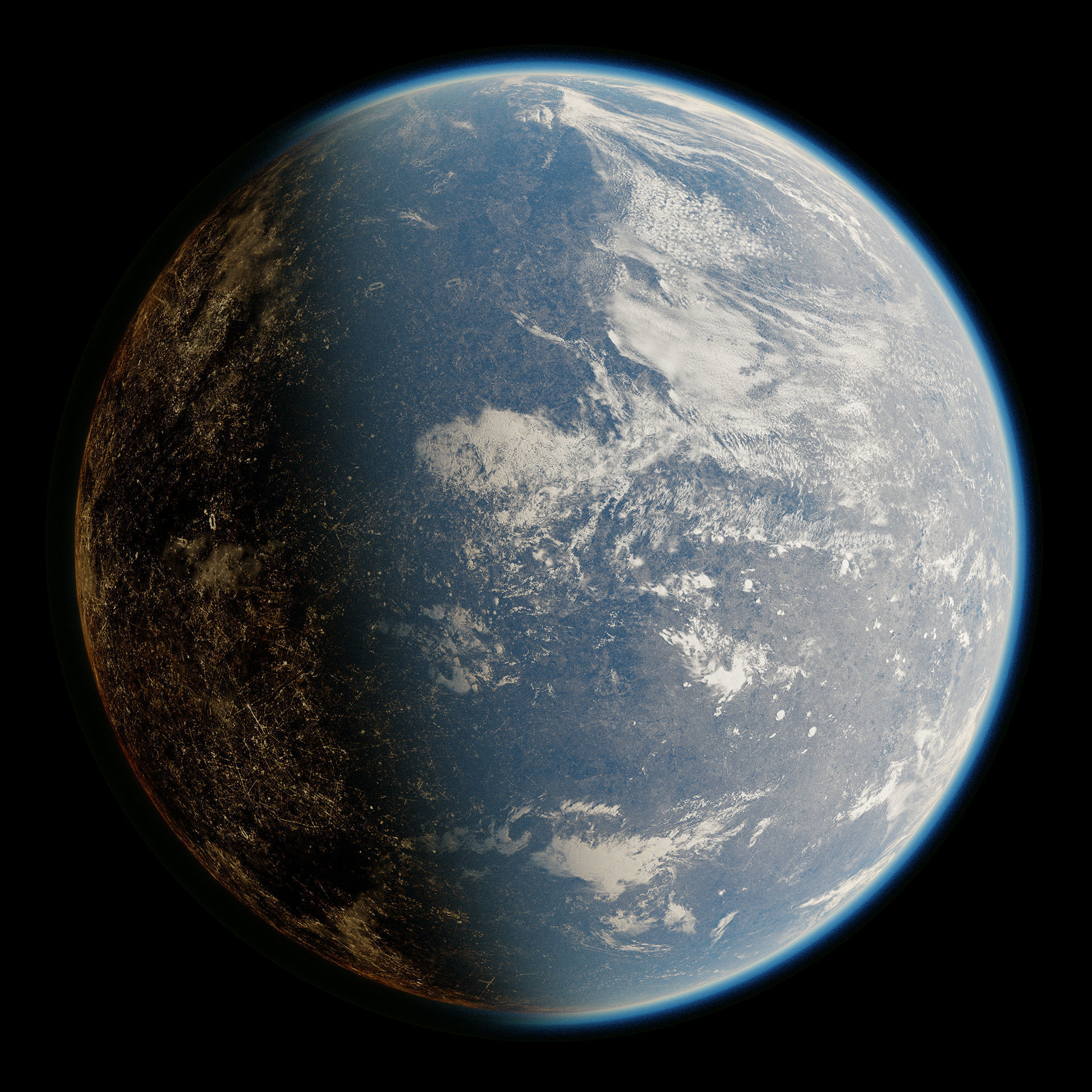 Moon Trigupu 12K 3D model_6