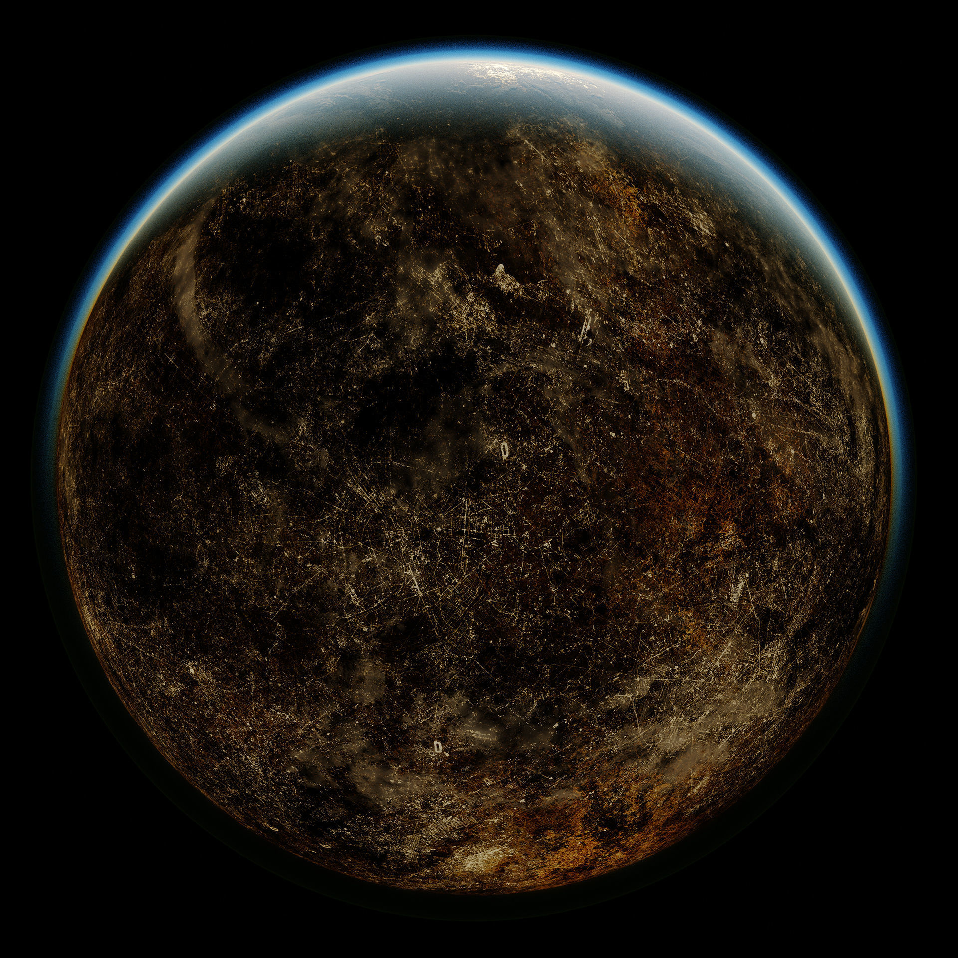 Moon Trigupu 12K 3D model_4