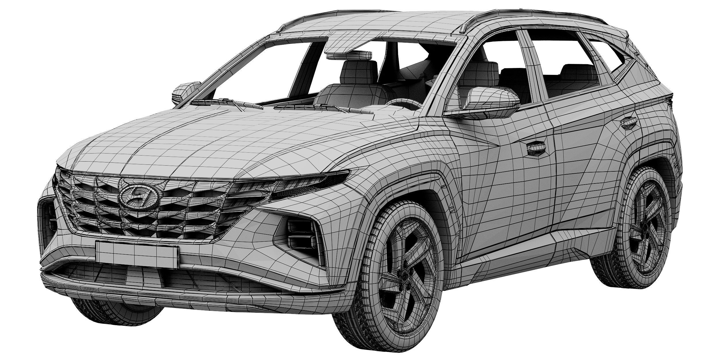 Hyundai Tucson 2021 3D model_13