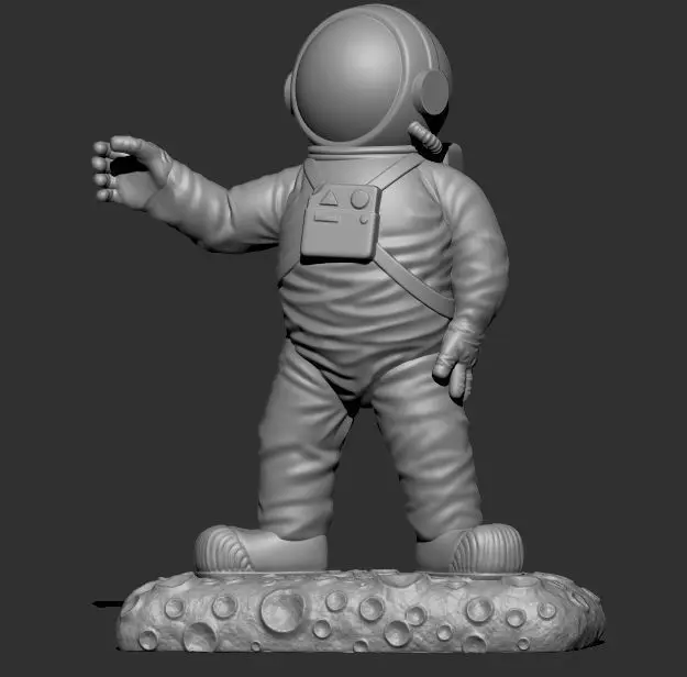 Lamp handles Astronaut 3D print model