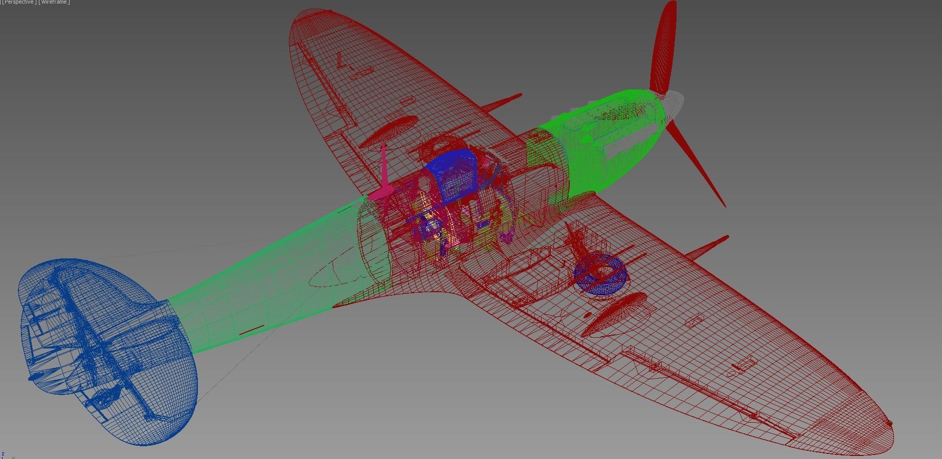 Spitfire MkVb 3D model_12