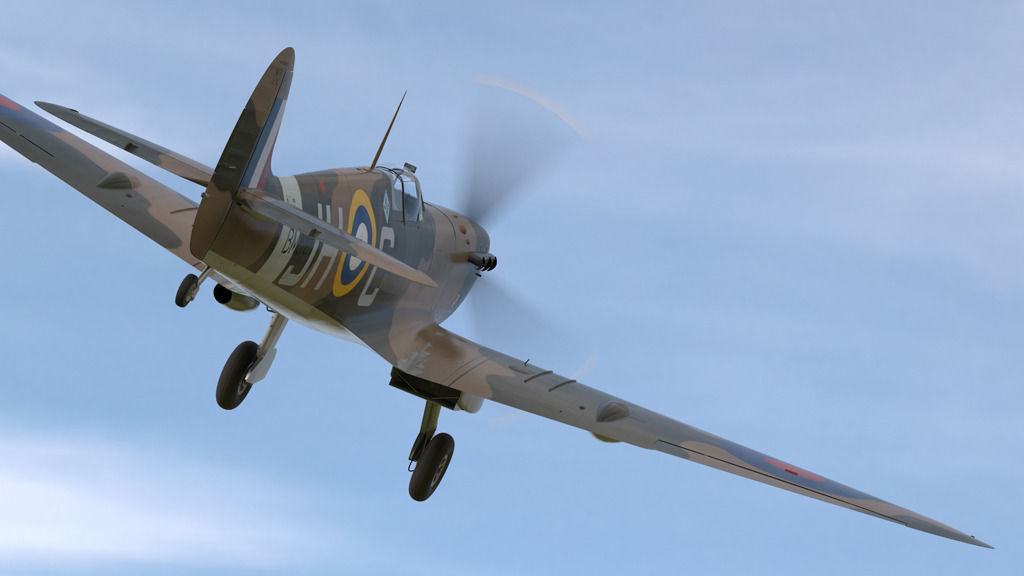 Spitfire MkVb 3D model_9