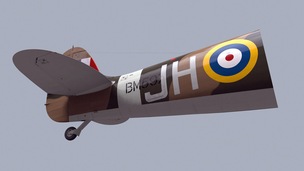 Spitfire MkVb 3D model_5