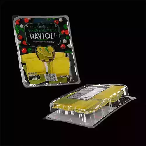 Package of Ravioli 1 3D model