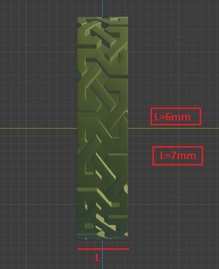 Celtic wedding band 3D print model_4