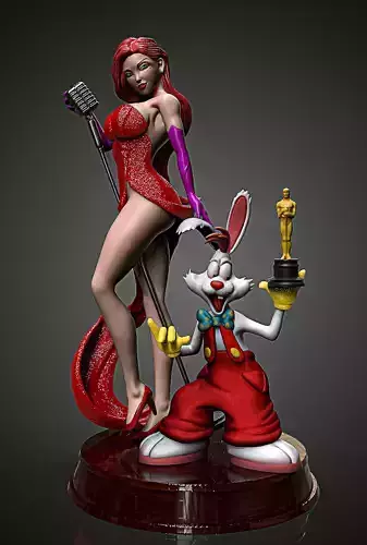 jessica rabbit 3D print model