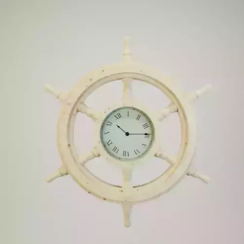 Ships Wheel Clock