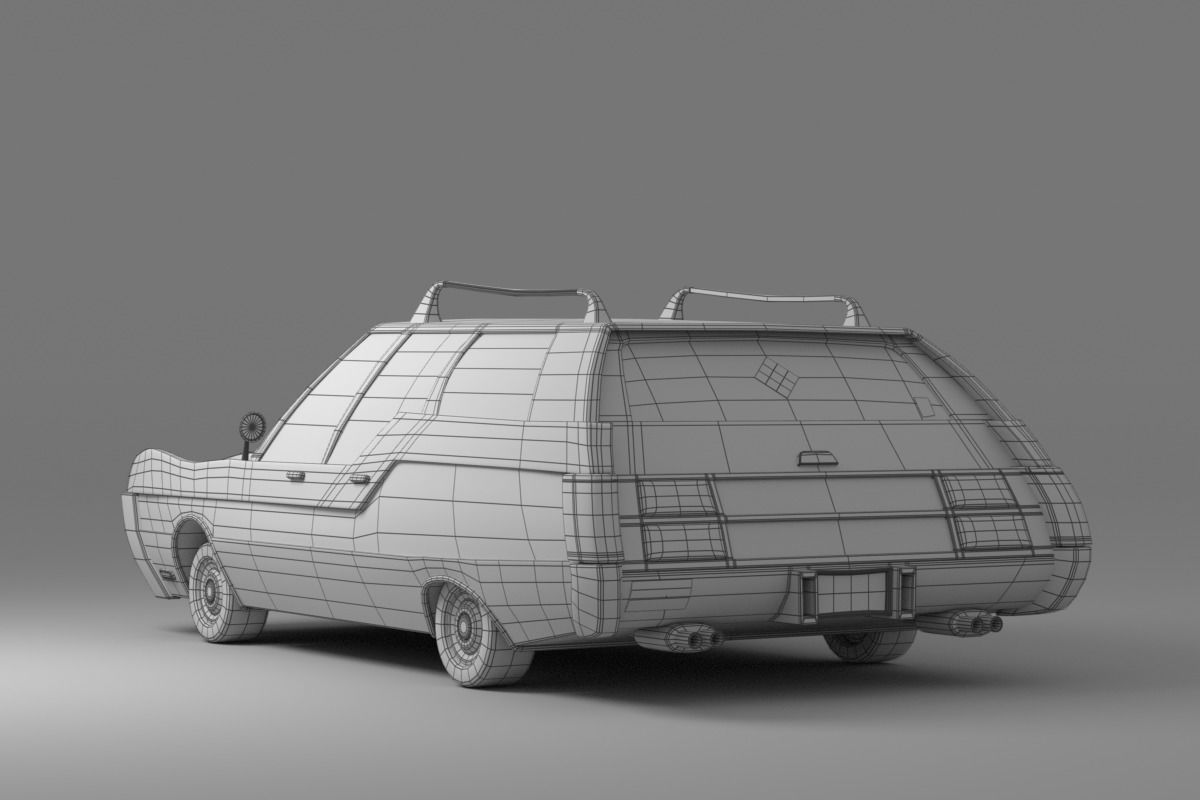 Cartoon Car Collection V3 3D model_4