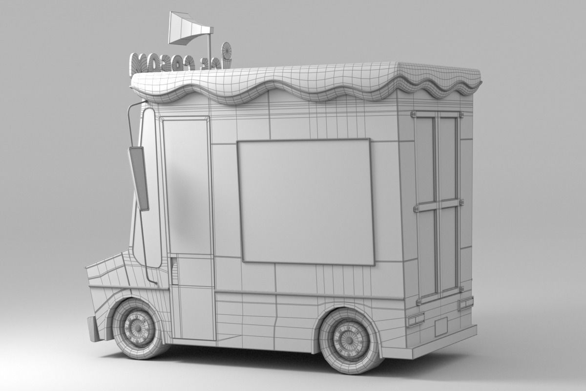 Cartoon Car Collection V3 3D model_17