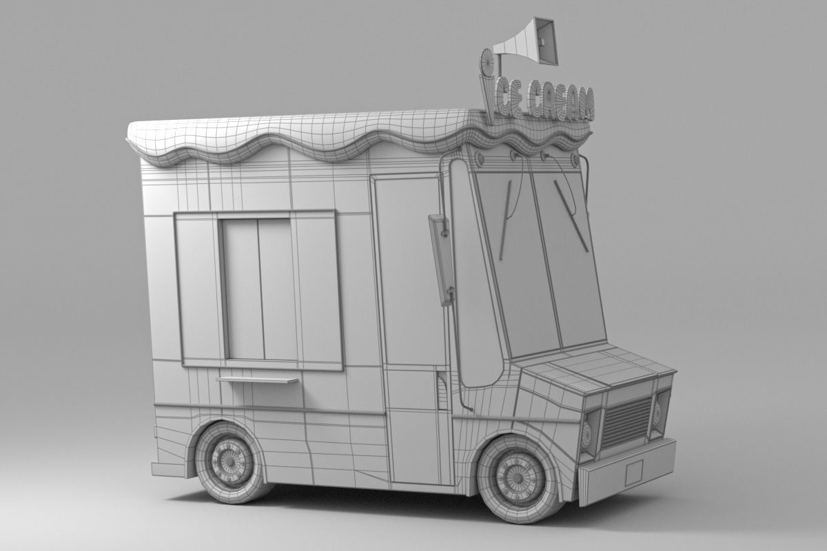 Cartoon Car Collection V3 3D model_18