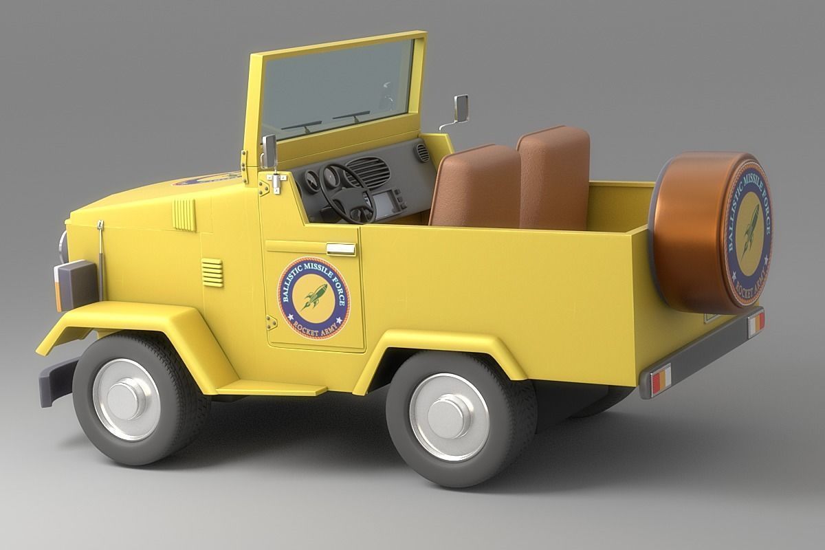 Cartoon Car Collection V3 3D model_20