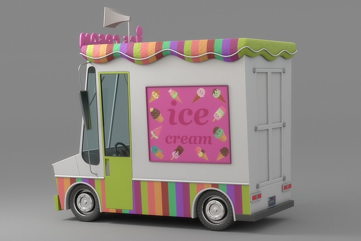 Cartoon Car Collection V3 3D model_15
