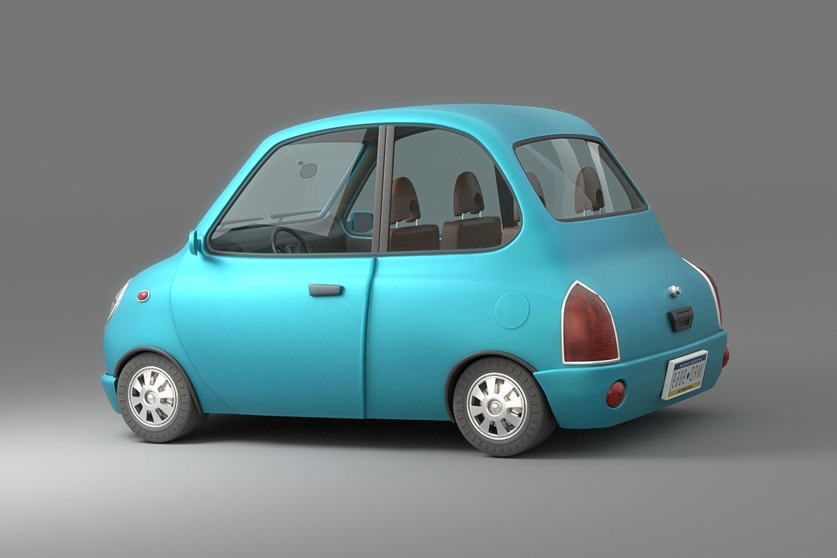 Cartoon Car Collection V3 3D model_6