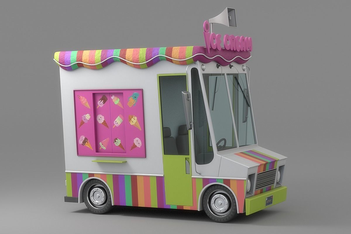 Cartoon Car Collection V3 3D model_14