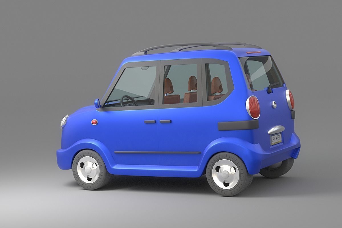 Cartoon Car Collection V3 3D model_10